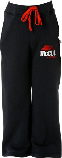 Boys Navy Fleece Jog Pants with McCul Embroidery