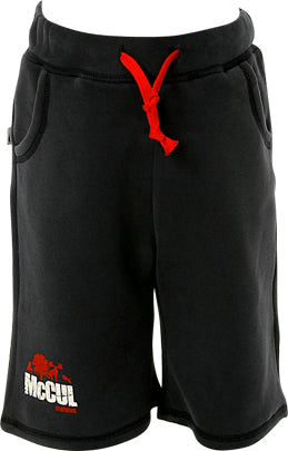 Boys Navy Fleece Shorts with Embroidered Logo