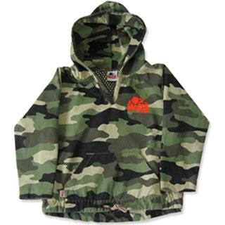 Boys Olive Camo Fully Lined Kangoule with Embroidery
